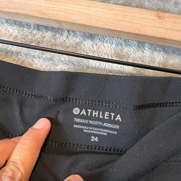 Athleta Black Trekkie North Joggers Size 24‎ - Picture 5 of 7